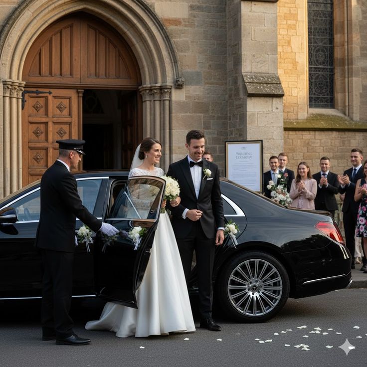 elegant wedding transportation — stress free & stylish